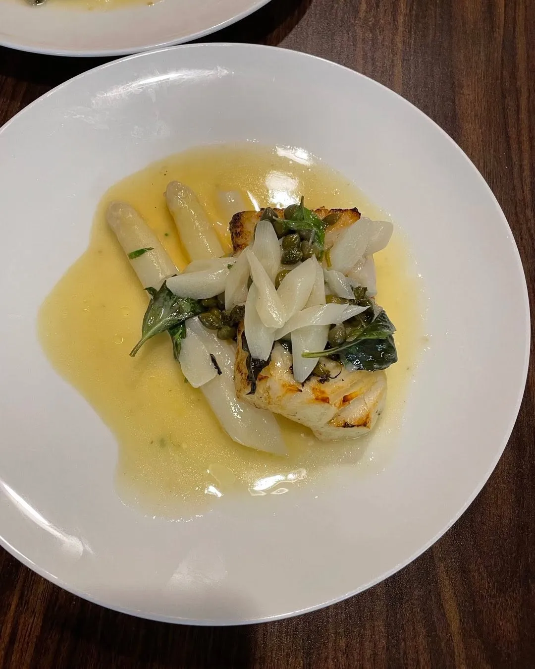 Halibut with Asparagus