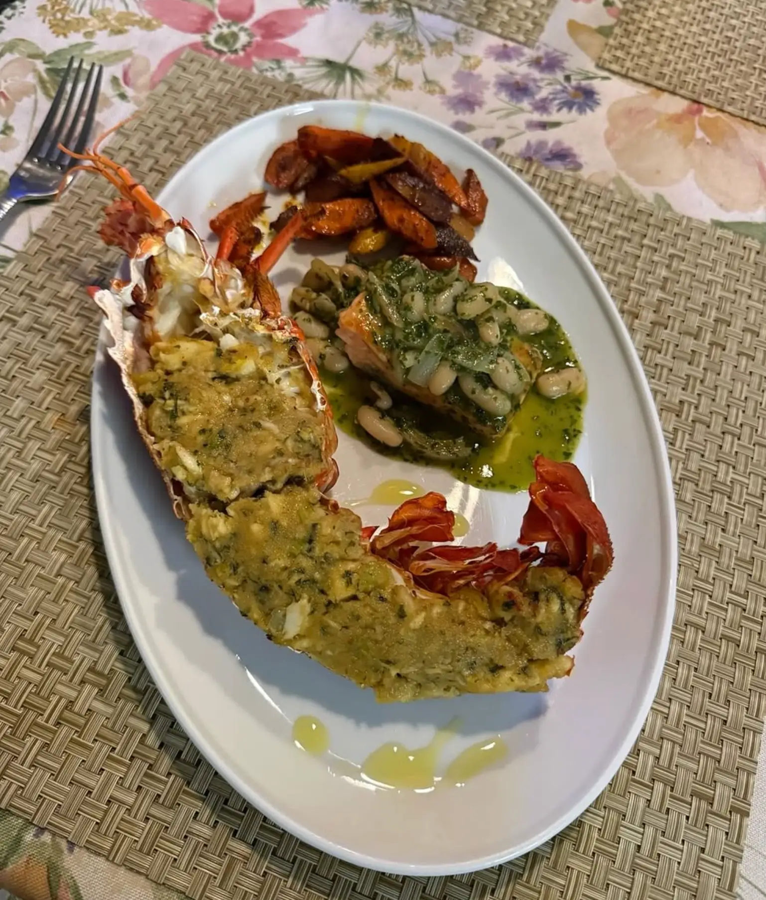 Grilled lobster at Onotria